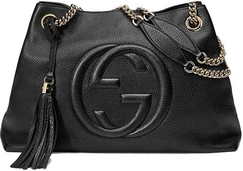 shopping bag gucci nera|Gucci purses for women.